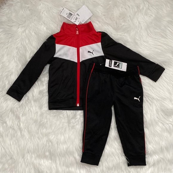 PUMA Baby Toddler Zip Jacket with Matching Pants, 2pc. Set, Size 24 months - Picture 1 of 10
